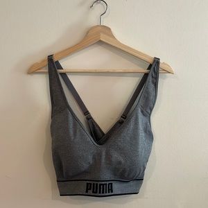 Adjustable Straps Cross Back Puma Sports Bra